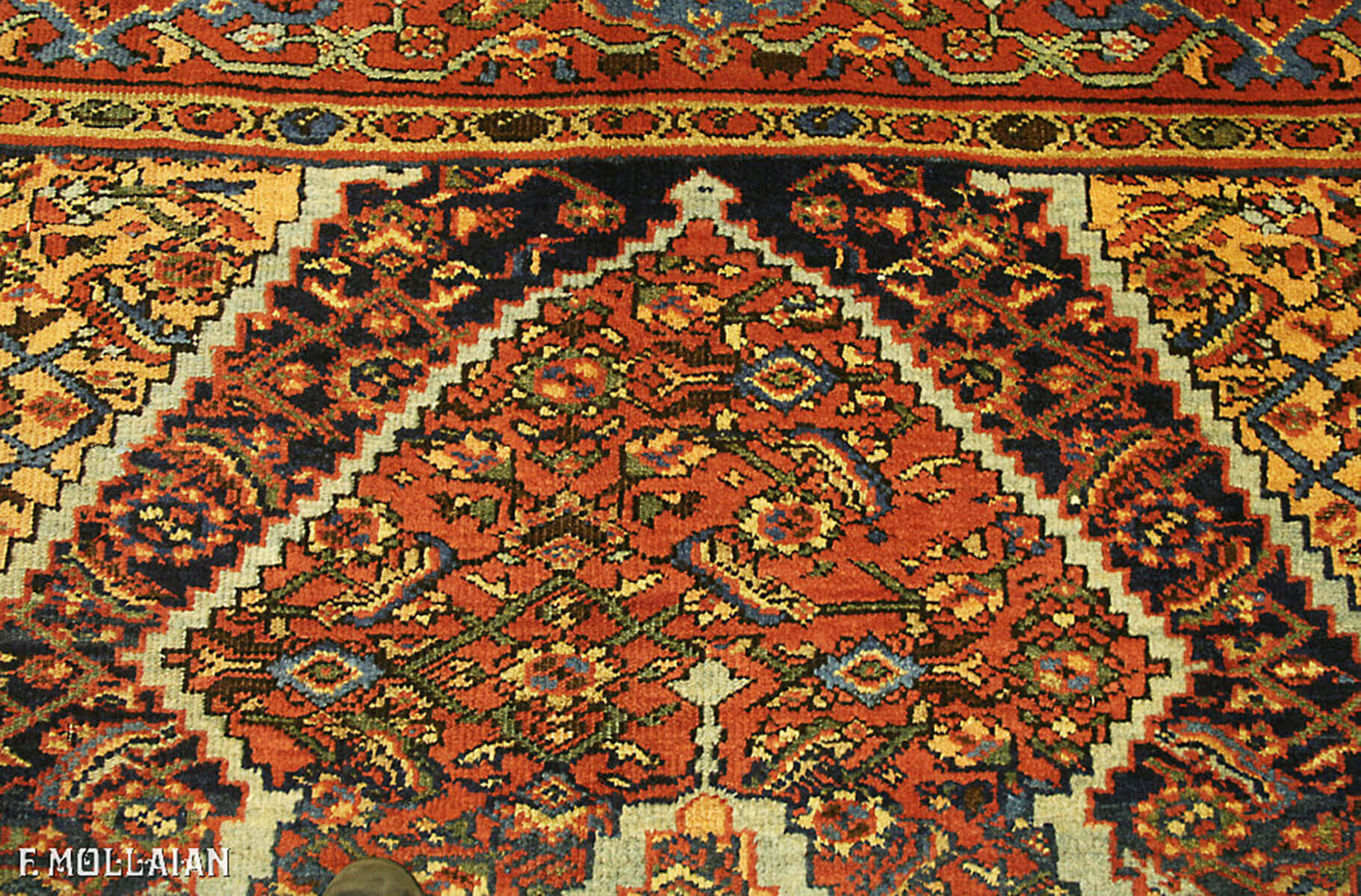 Antique Persian Mahal Carpet n°:55979612